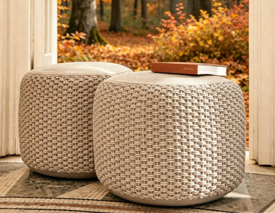 Garden Poufs